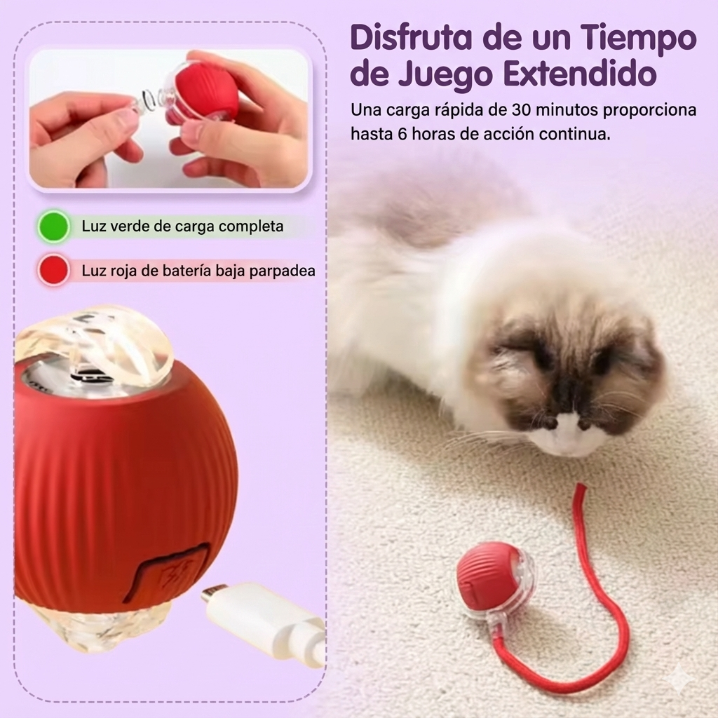 🪀ChaseBall® – Bola interactiva para perros y gatos