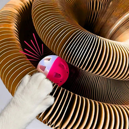 🐾ScratchPlay™ – Rascador Interactivo 360° para Gatos