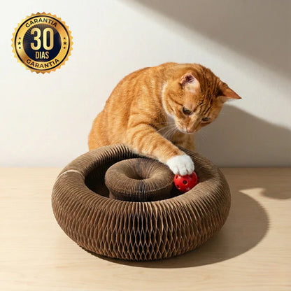 🐾ScratchPlay™ – Rascador Interactivo 360° para Gatos