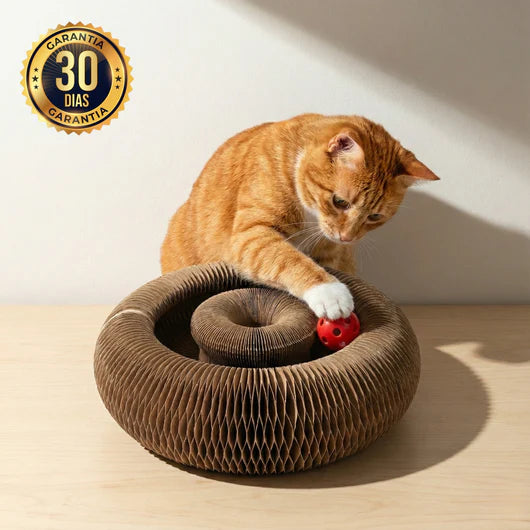 🐾ScratchPlay™ – Rascador Interactivo 360° para Gatos