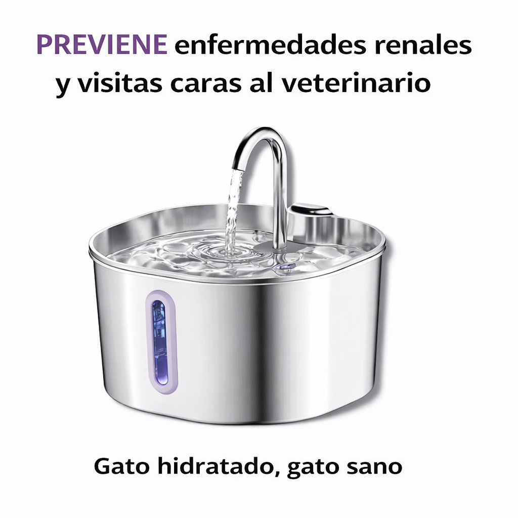 💧AquaFlow™ – Fuente Inteligente para Gatos
