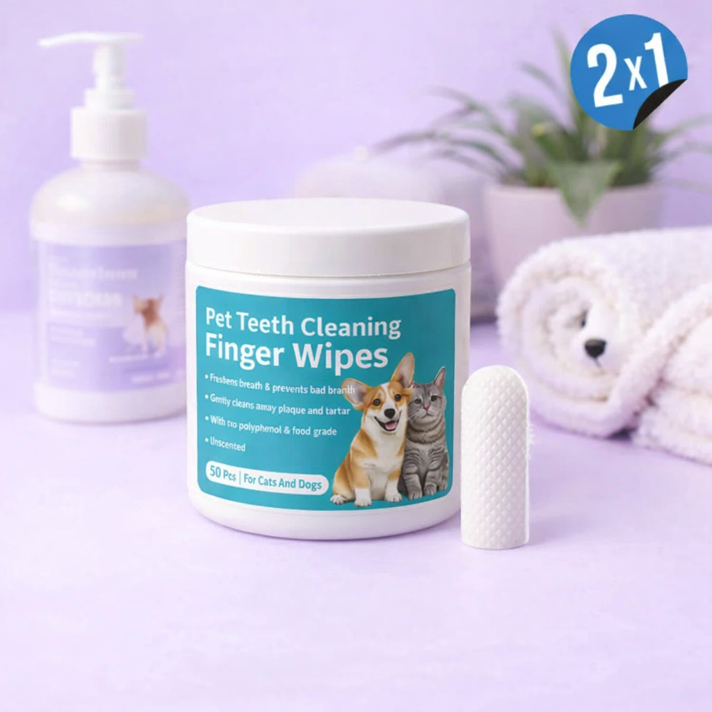 🦷 DentaPaw™ – Limpieza dental fácil, rápida y sin estrés (50pcs)