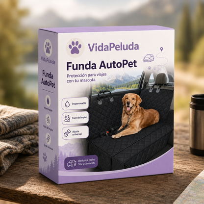 🚗 Funda AutoPet™ – Protector Impermeable para Asientos de Coche